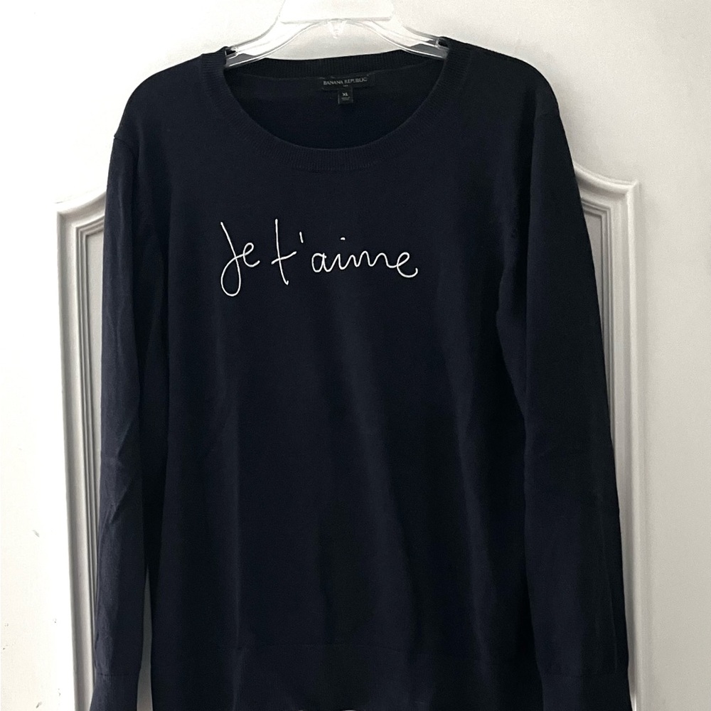 Banana Republic Navy Blue Sweater